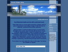 Tablet Screenshot of perthvideoarts.co.uk